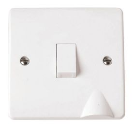 CMA022  Mode White 20A DP Switch with Flex Outlet